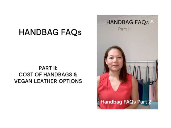 Handbag and Leather FAQs from Designer Stacy Chan