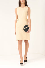 Imogen Clutch Bag | Powder Blue Saffiano Leather