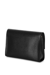 Black Italian Leather Cross Body - Designer Stacy Chan