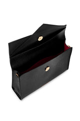 Black Saffiano Leather Cross Body - Designer Stacy Chan