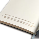 Lined Italian Leather Notebook A5 Sustainable