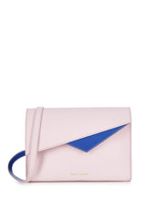 Pink Saffiano Leather Cross Body - Designer Stacy Chan