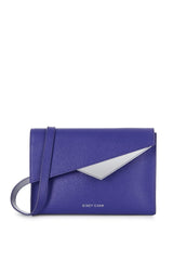 Violet Purple Leather Cross Body Bag - Designer Handbag Stacy Chan
