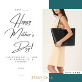 Gift Card - Italian Leather Black Tote Bag