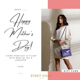 Gift Card - Italian Leather Violet Purple Cross Body Bag