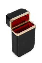 Sophie Clutch Bag | Noir Saffiano Leather