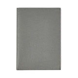 Grey Leather Passport Holder Travel Wallet - Italian leather