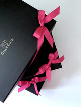Italian leather passport holder with gift box