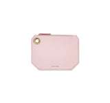 Small Pink Italian Leather Pouch Coin Purse