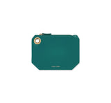 Teal Italian Leather Coin Purse