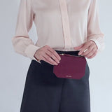 Italian Leather Pouch Coin Purse -Designer Stacy Chan