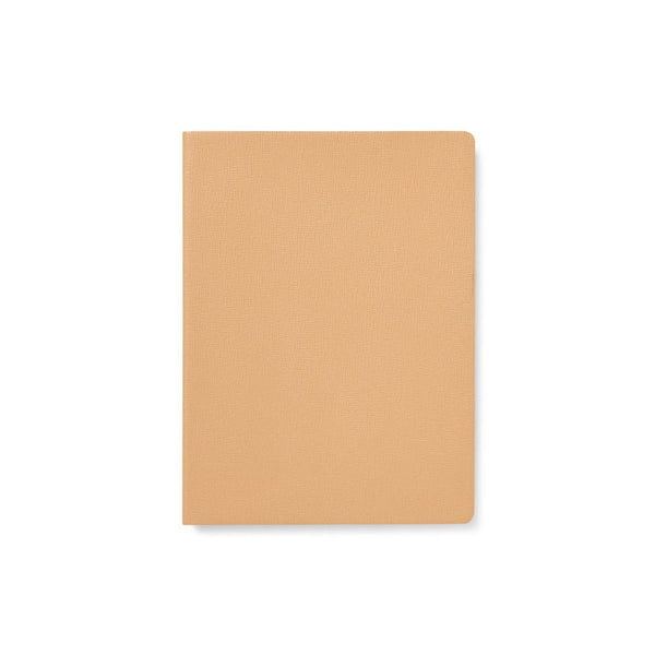 Nude Beige Italian Leather Notebook A5 Sustainable