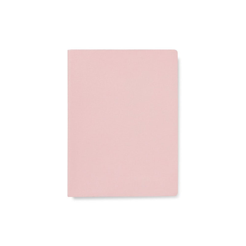 Light Pink Italian Leather Notebook A5 Sustainable
