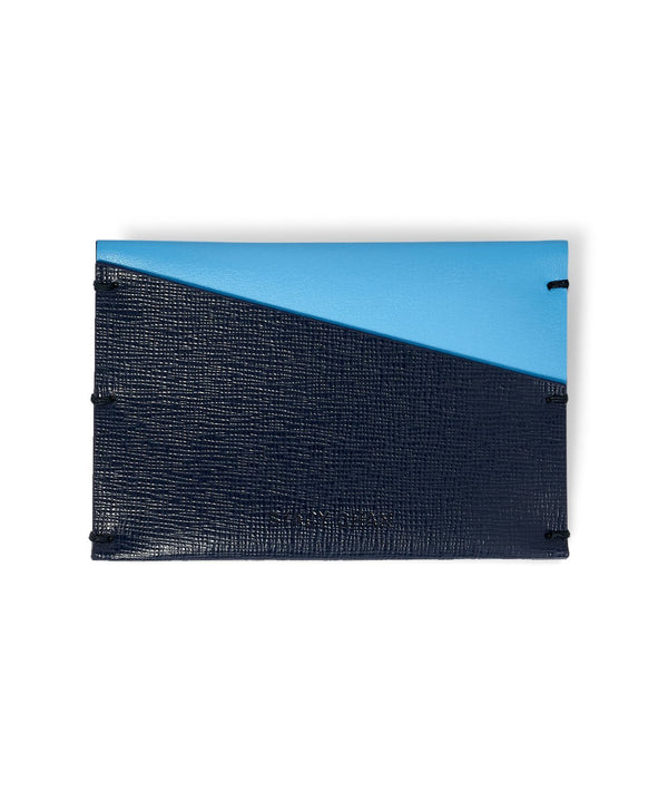 Card Holder | Navy Saffiano Leather