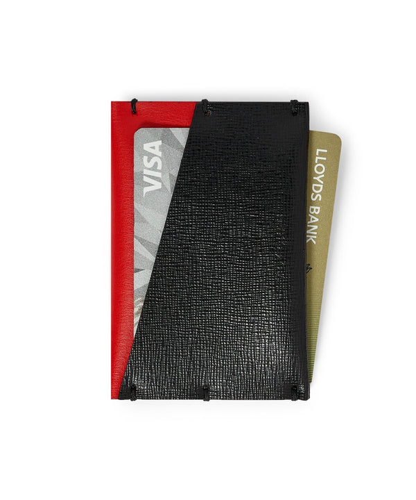 Card Holder | Noir Saffiano Leather