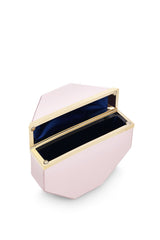 Imogen Clutch Bag | Peony Saffiano Leather