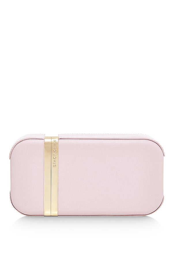 Sophie Clutch Bag | Peony Saffiano Leather