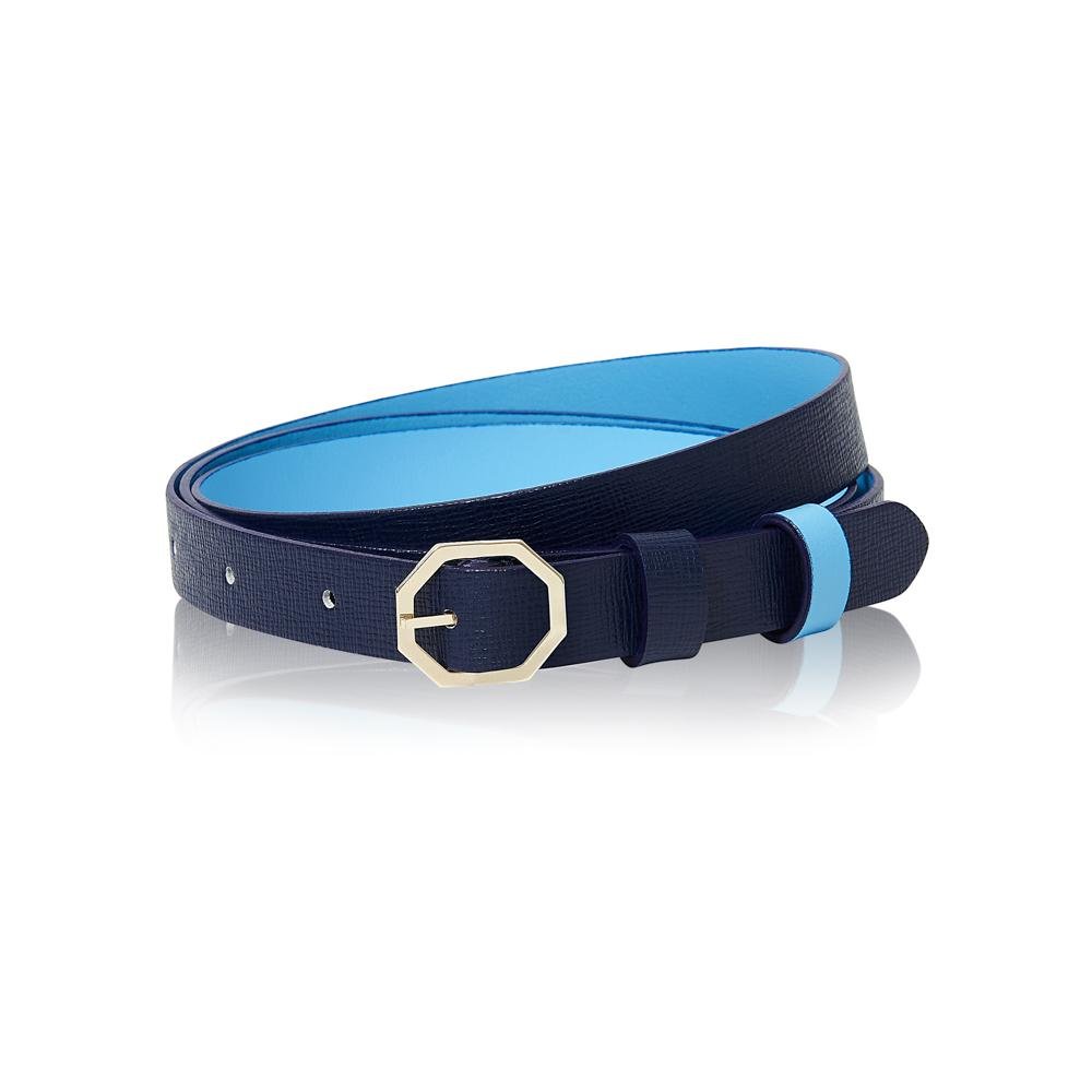 Reversible Belt | Navy Saffiano Leather – Stacy Chan Limited