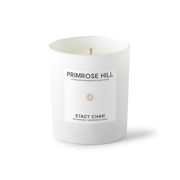 Luxury Vegan candle - hand poured in london - fresh green grass scent 