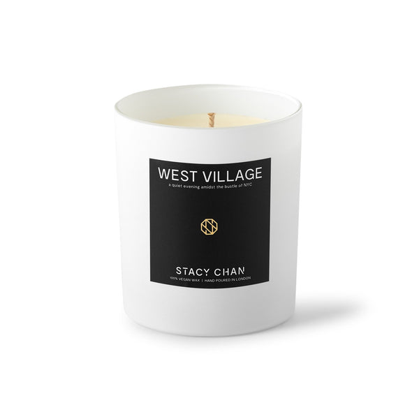 Luxury Vegan candle - hand poured in london - lavender sandalwood and amber scent